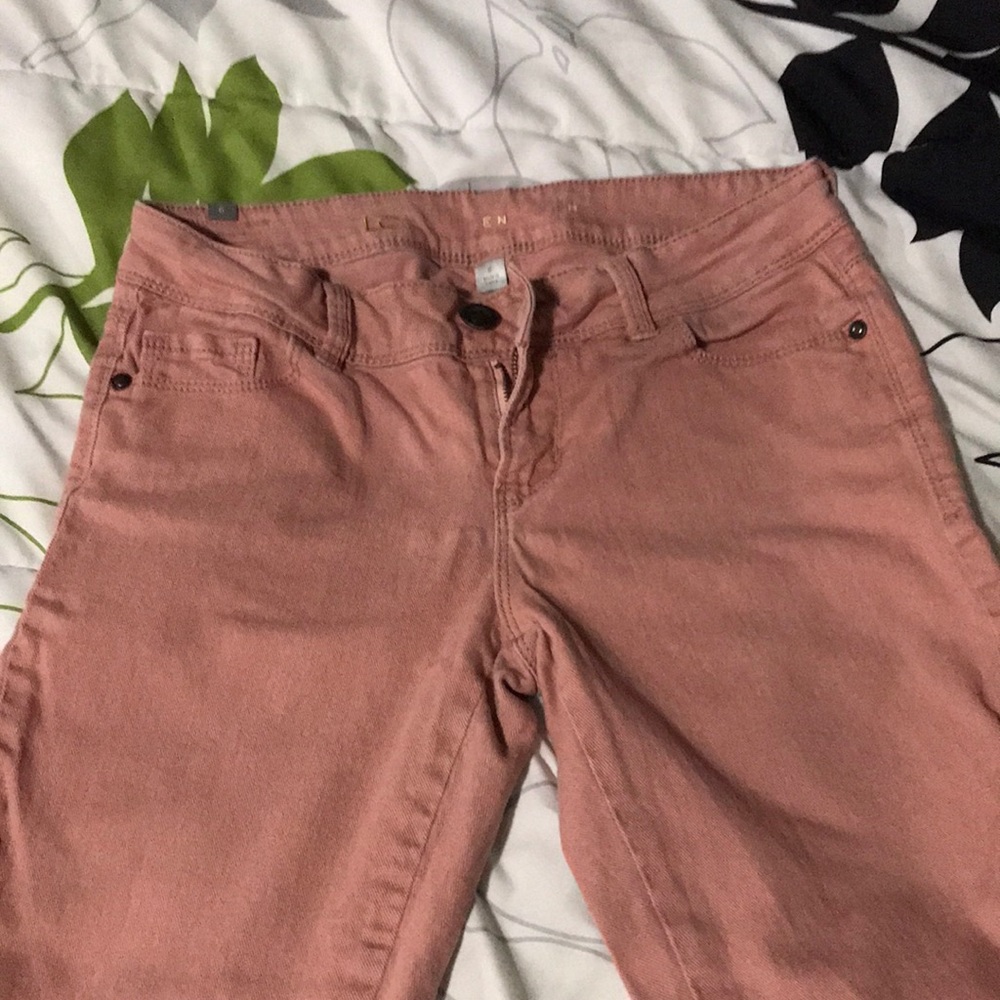 Lauren Conrad pink jeggings
